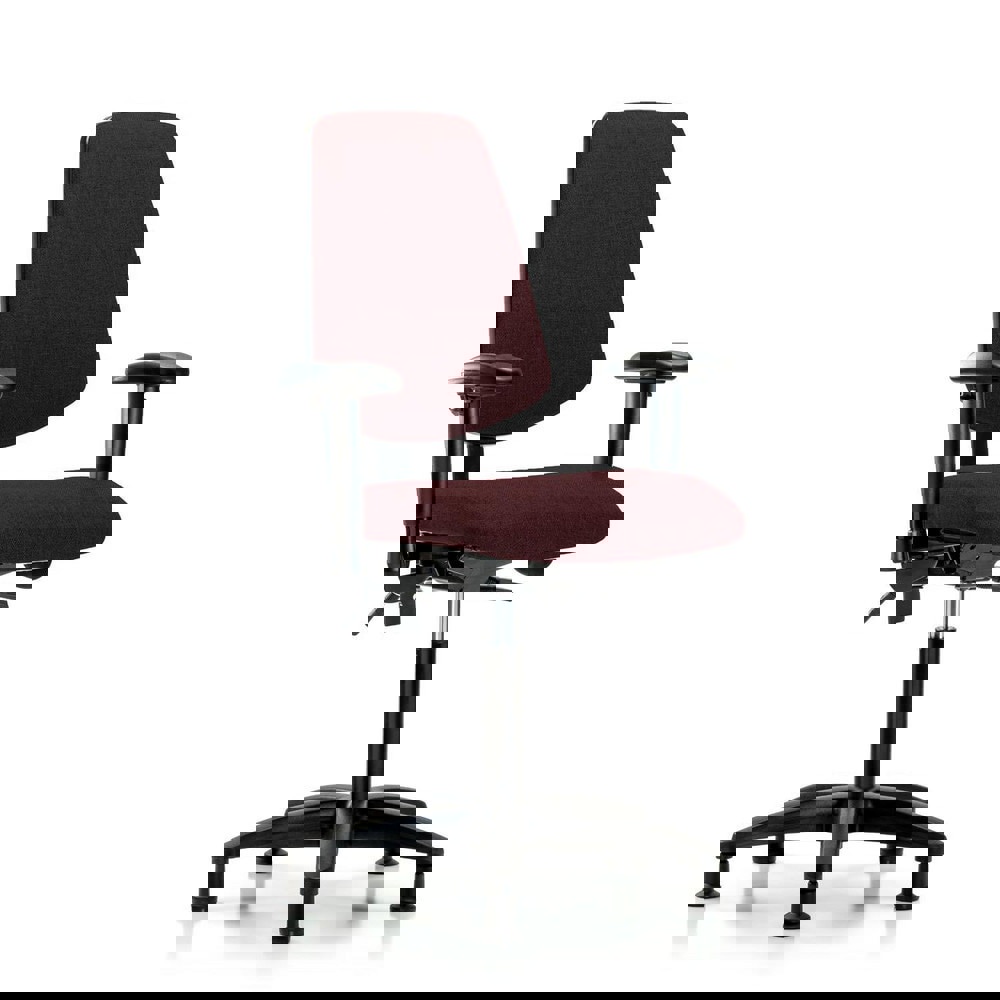 Task Chair: Olefin, Burgundy